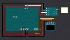 Wiring for UNO, GPS and OLED