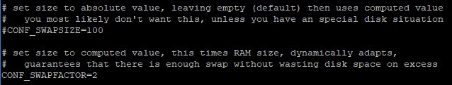 Edit Swapfile
