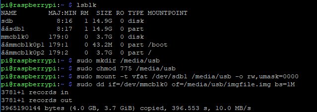 Pi Zero Back Up Using DD command