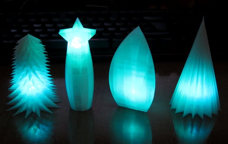 Christmas Tree 3d Print LEDs