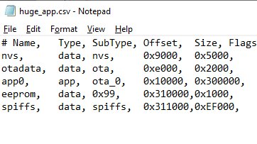 Huge App Partition