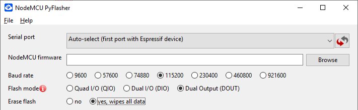 PyFlasher Settings