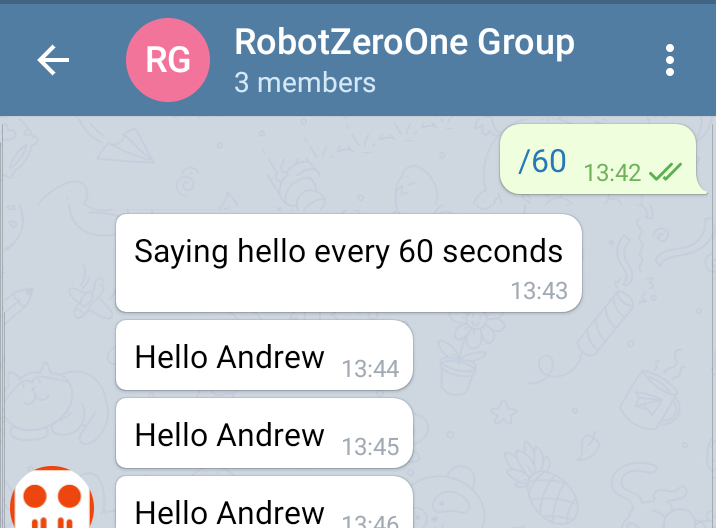 Telegram Bot Command Entry