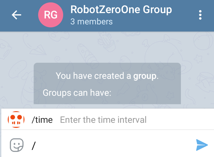 Telegram Bot Command Hint