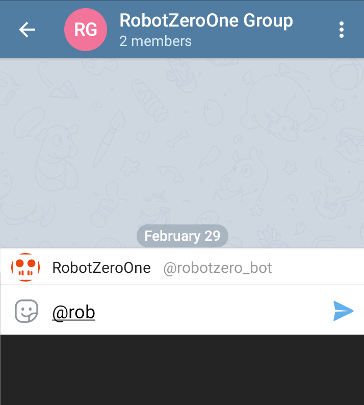 Telegram Bot Inline Request