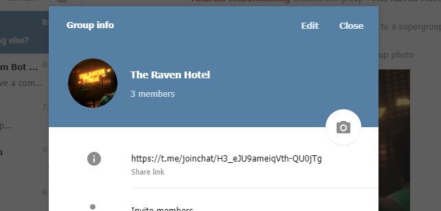 Group Info Screen