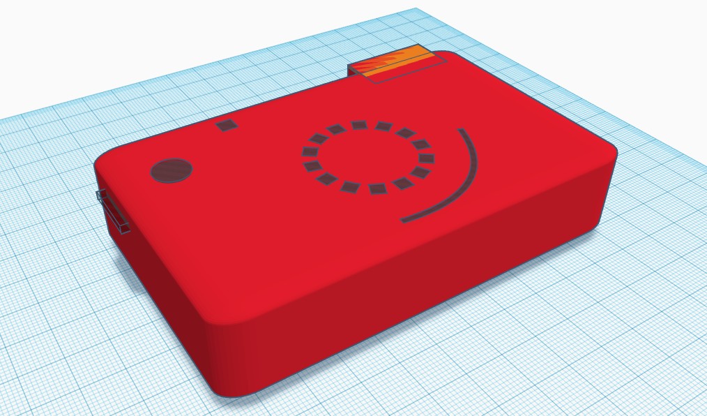 TinkerCad Camera Front